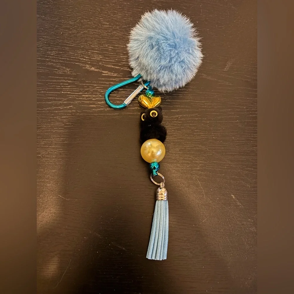 Bag charm keychain